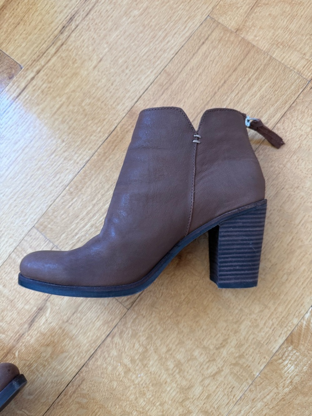BP. (Nordstrom) Ankle Boot With Heel, Brown, Size 8.5 Wide